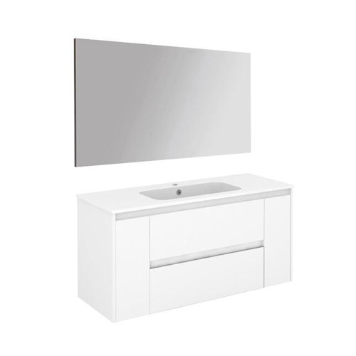 Orren Ellis Durazo 47.4'' Wall Mounted Single Bathroom Vanity with